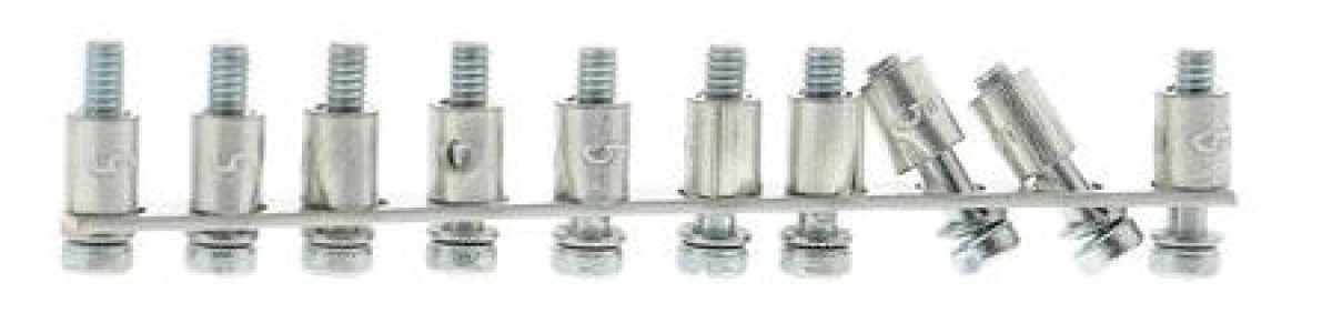 Mostek poprzeczny 10‑torowy, raster 6,1mm szary Q 10 AKZ4 0368600000 - obrazek 2