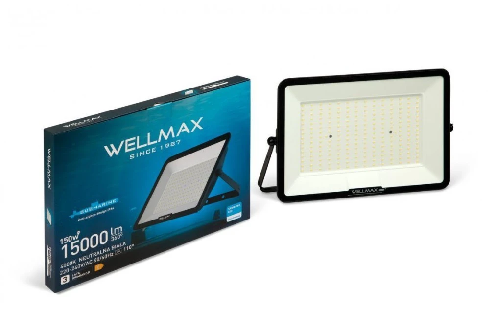 Naświetlacz LED 150W 100lm/W 15000lm IP66 IK07 Neutralna 4000K SAMSUNG / GP1FSN150 - obrazek 1