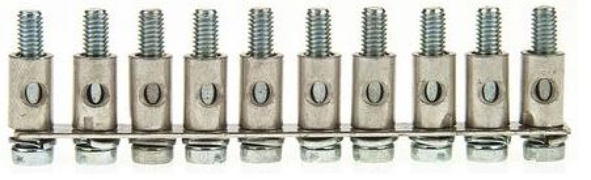 Mostek poprzeczny 10‑torowy, raster 6mm szary Q 10 SAK2.5 0368700000 - obrazek 2