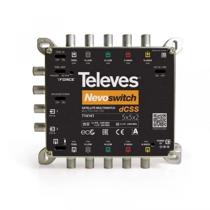 NevoSwitch 5 wejść dCSS ‑ 2 wyjścia 714141