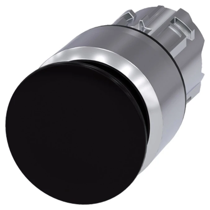 Napęd przycisku grzybkowego 22mm czarny 30mm odbl. przez pociągnięcie metalowy IP69k SIRIUS ACT 3SU1050‑1AA10‑0AA0 - obrazek 3