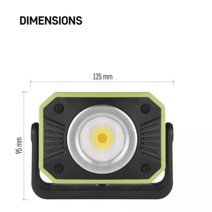 Naświetlacz LED COB, 900lm powerbank 4400 mAh ładowalny P4542 - obrazek 2