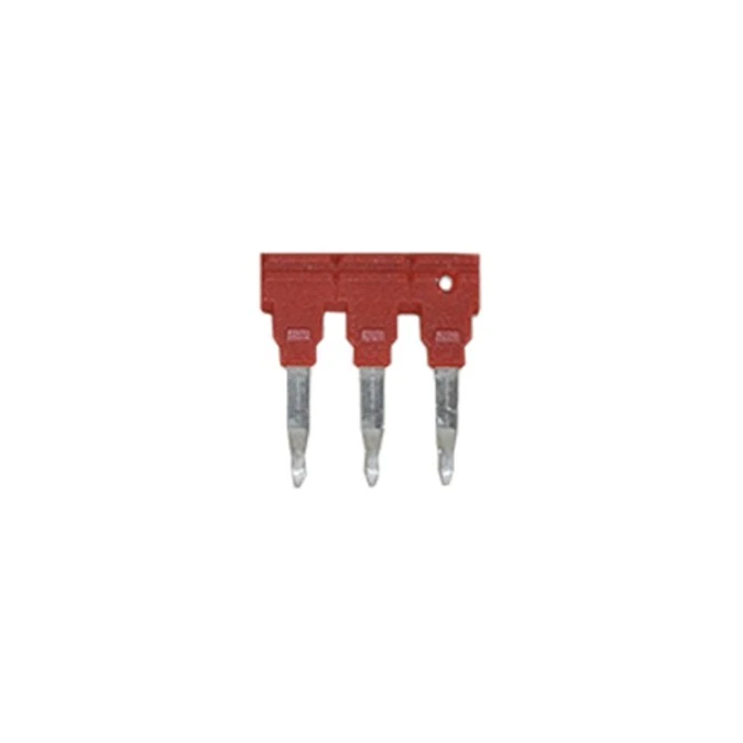 Mostek grzebieniowy OPK 10mm2 czerwony 3 polowy, T0‑1951‑1060132 - obrazek 1