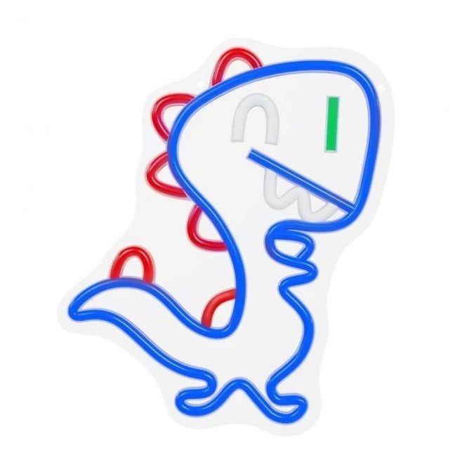 Neon PLEXI LED JURASSIC BABY DINO niebieski FLNJ01 Forever Light - obrazek 1