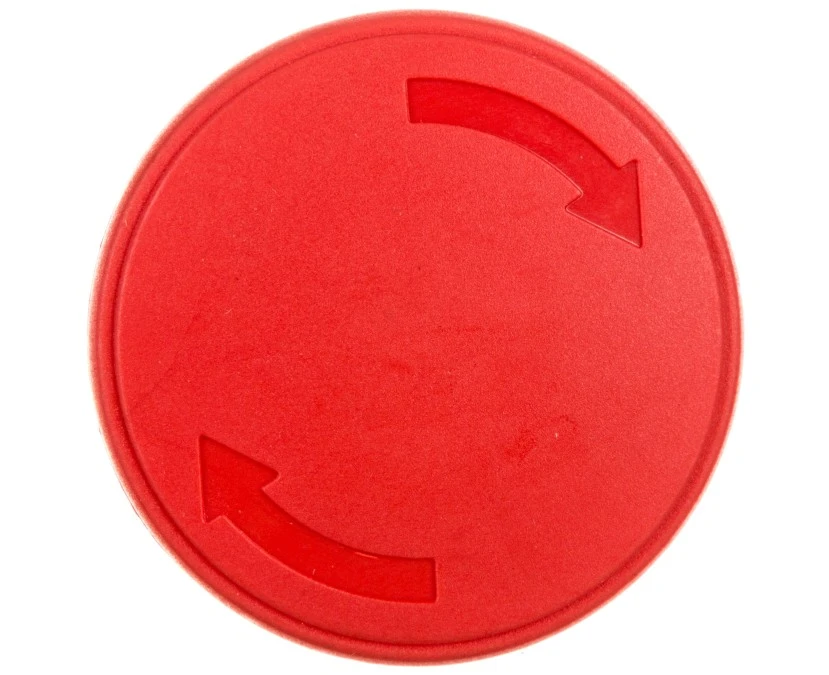 Napęd przycisku grzybkowego czerwony 40mm odblokowanie przez obrót LPCB6344 - obrazek 1