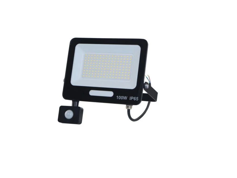 Naświetlacz projektor LED 100W 10000lm 4000K IP65 PIR czujnik ruchu 120D - obrazek 2