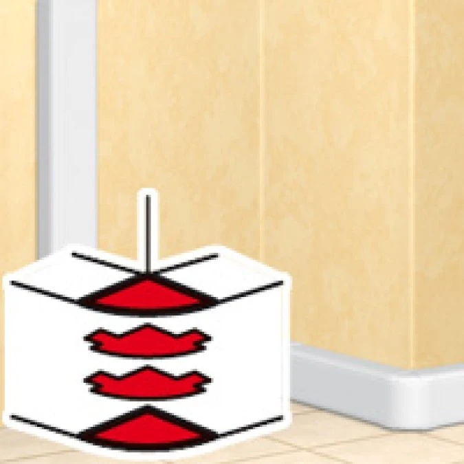 Naroże kanału zewnętrzne regulowane DLP 50x150 /2x przegroda/ 010638 - obrazek 2
