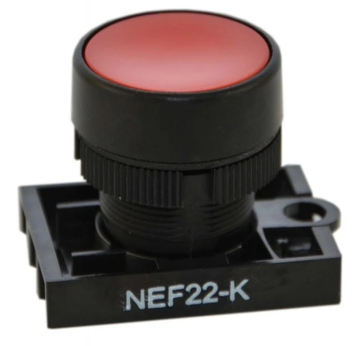 Napęd przycisku z samopowrotem czerwony W0‑N‑NEF22‑K C - obrazek 2