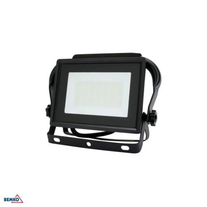 Naświetlacz LED SMD KASTEL 2 30W 6500K 2550lm IP65 czarny 1,5M przenośny C64‑R‑LFK2‑030BL‑6K - obrazek 1