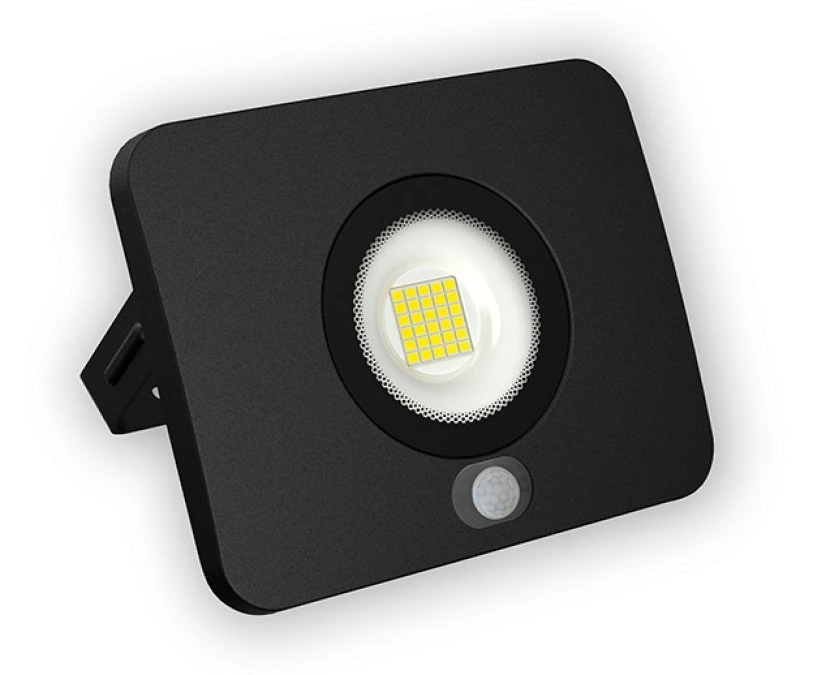 Naświetlacz LED SURFI 30W 2100lm barwa ciepła 3000K IP65 czarny z czujnikiem LFL430BS - obrazek 1