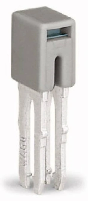 Mostek poprzeczny 2‑torowy 10mm2 szary 284‑402 /25szt./ - obrazek 2