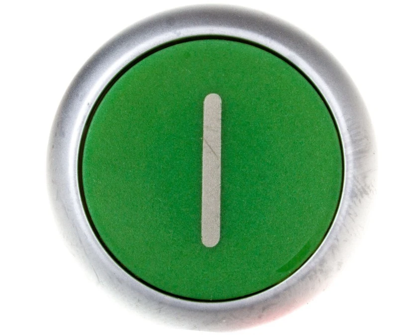 Napęd przycisku zielony /I/ bez samopowrotu M22‑DR‑G‑X1 216630 - obrazek 1