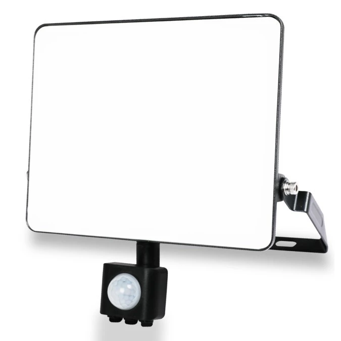 Naświetlacz LED AZZLER 50W 6000lm 4000K IP44 Halogen Zewnętrzny Lampa z Czujnikiem Ruchu Czarny LUMILED - obrazek 2
