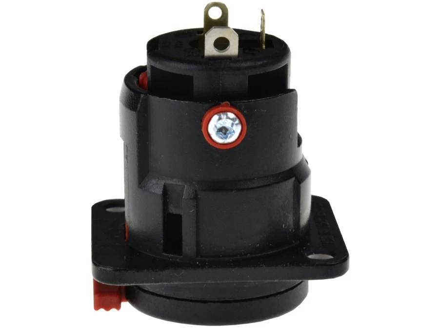 NEUTRIK Gniazdo tablicowe panelowe instrumentalne Jack 6,3mm Stereo posrebrzane czarne NJ3FP6C‑BAG - obrazek 2