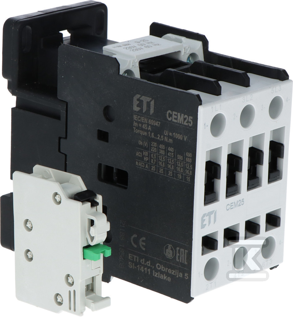 Stycznik powietrzny CEM25.10-230V-50/60Hz 004645123 - obrazek 2