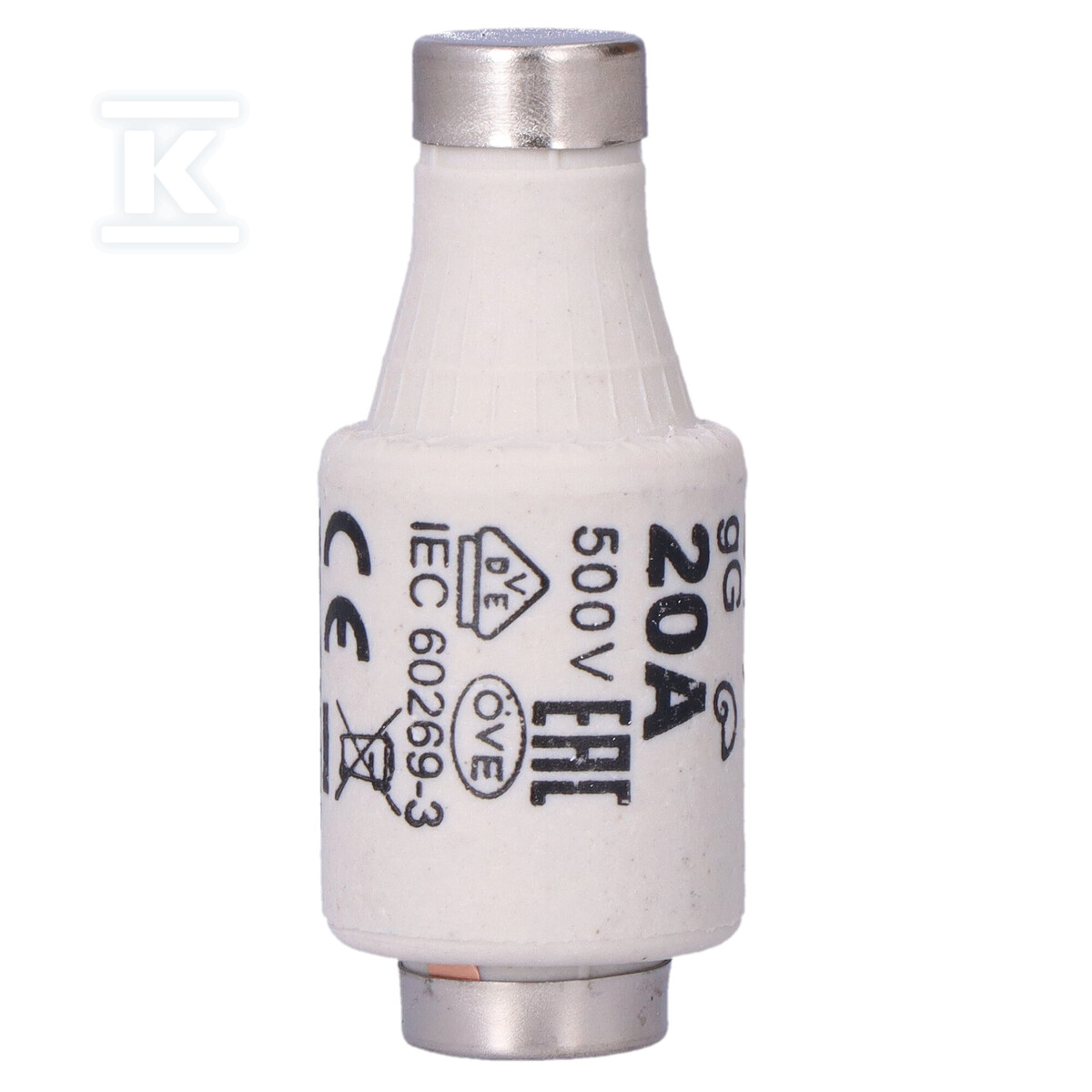 Wkładka topikowa zwłoczna DII gG 20A 500V~/250 (BiWtz) 002312406 - obrazek 2