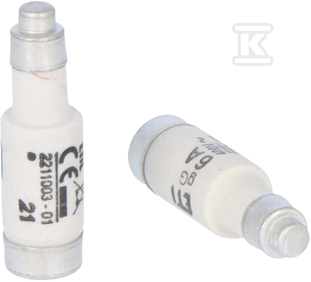 Wkładka topikowa D01 gG 6A/400V 002211003 - obrazek 1