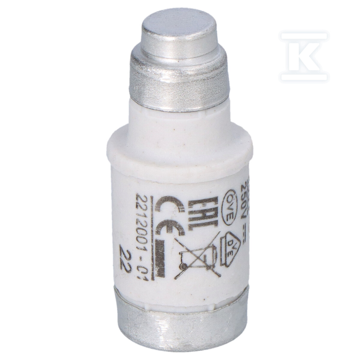 Wkładka topikowa D02 gG 20A/400V 002212001 - obrazek 3