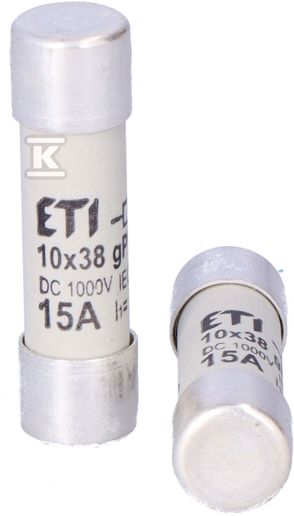 Wkładka topikowa cylindryczna PV CH10x38 gPV 15A/1000V DC UL 002625112 - obrazek 3