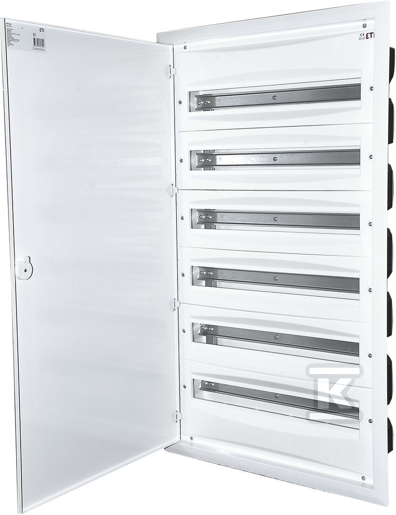 Rozdzielnica podtynkowa, drzwi metalowe, IP40, ERP24-6 001101297