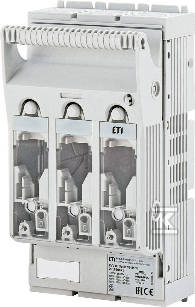 Rozłącznik bezpiecznikowy KVL-00 3P BC95-BC95 001690871 - obrazek 1