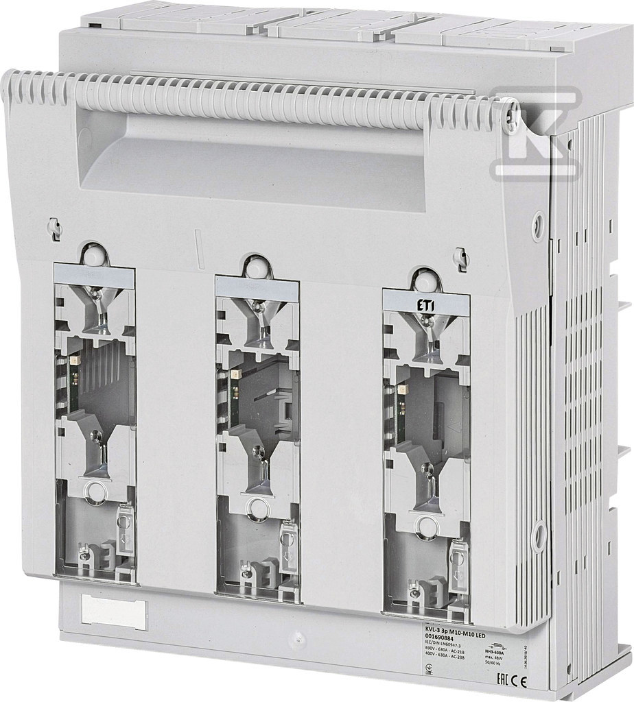 Rozłącznik bezpiecznikowy KVL-3 3P M10-M10 LED 001690884 - obrazek 1