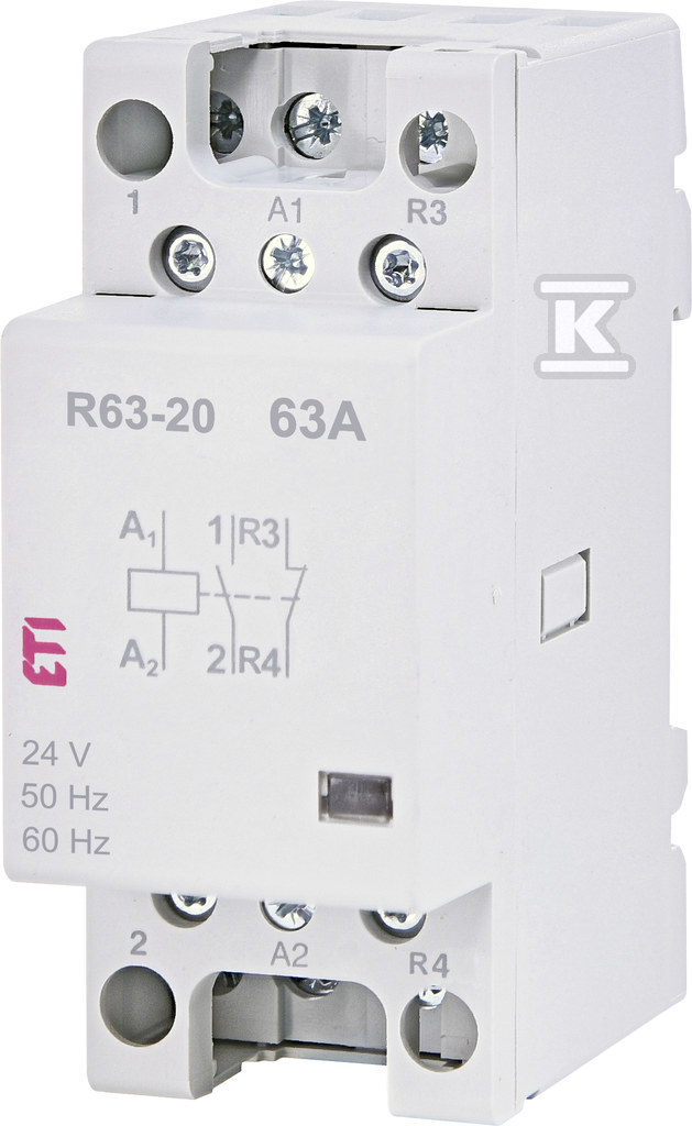 Stycznik modułowy 63A styk zwierny i rozwierny (2 mod. 2 bieg.) R 63-11 230V 002463484 - obrazek 1