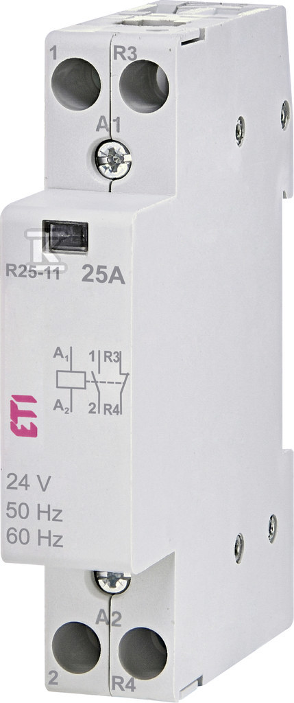 Stycznik modułowy 25A styk zwierny i rozwierny (1 mod. 2 bieg.) R 25-11 24V 002463503 - obrazek 1
