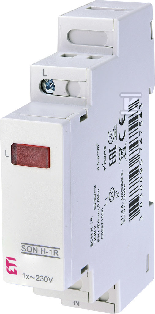 Wskaźnik obecności napięcia - lampka (1 x czerwona LED) SON H-1R 002471550 - obrazek 1