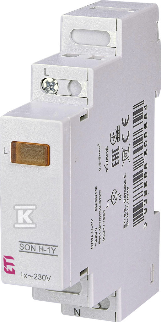 Wskaźnik obecności napięcia - lampka (1 x żółta LED) SON H-1Y 002471554 - obrazek 1
