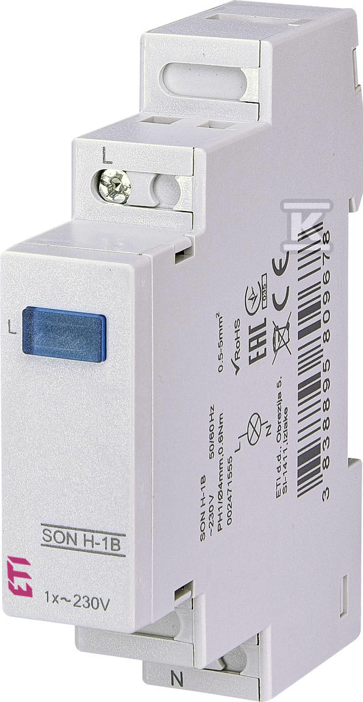 Wskaźnik obecności napięcia - lampka (1 x niebieska LED) SON H-1B 002471555 - obrazek 1