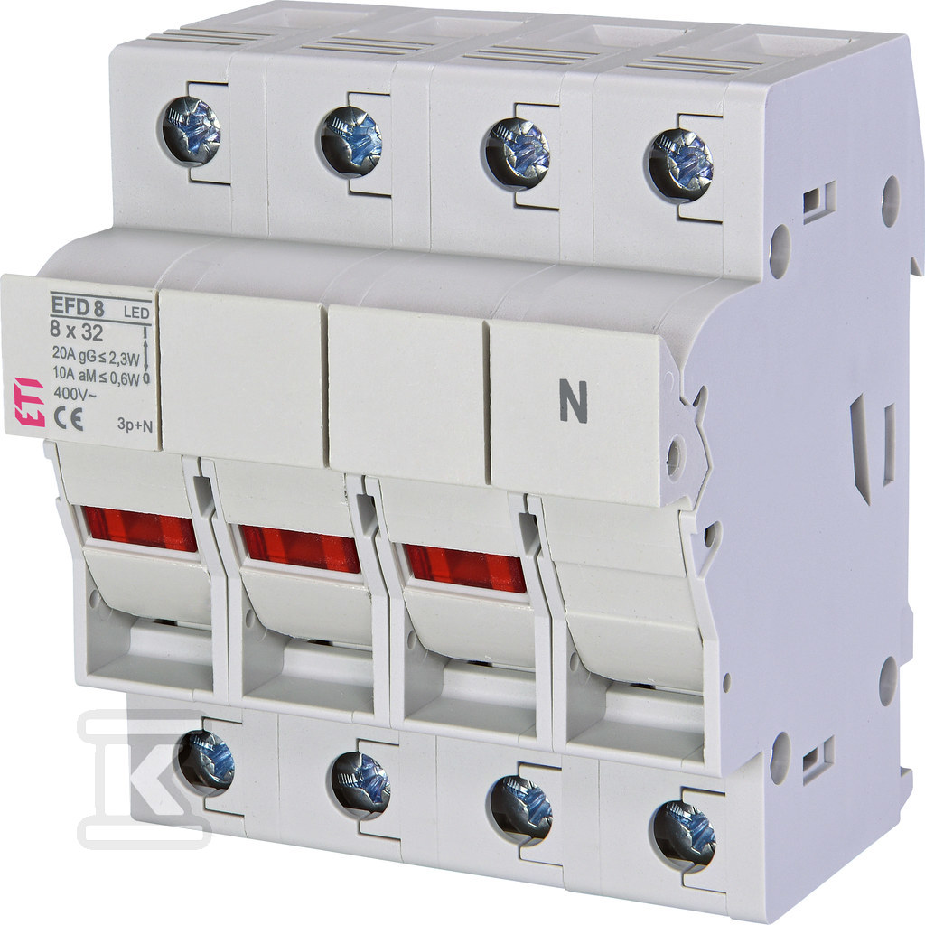 Rozłącznik bezpiecznikowy EFD 8 3p+N LED 002520015 - obrazek 1