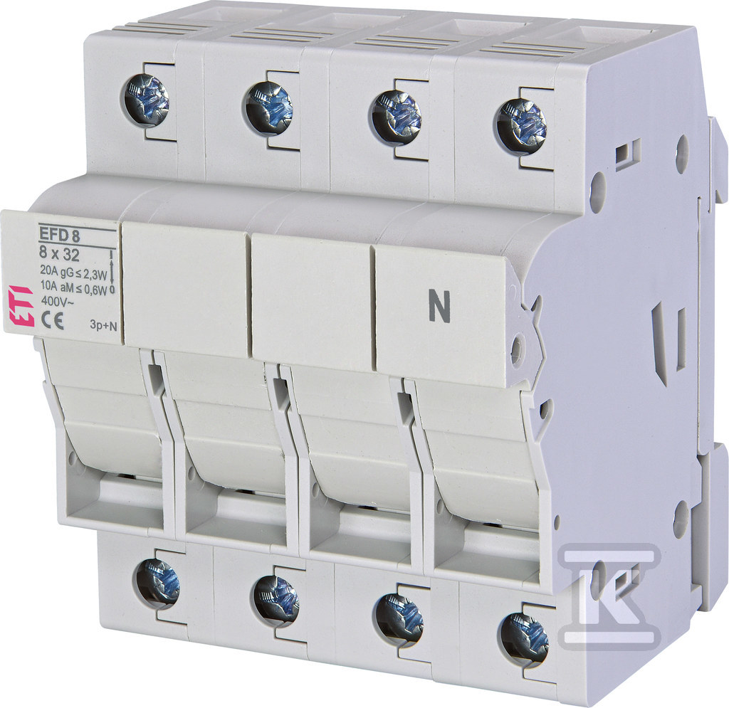 Rozłącznik bezpiecznikowy z adapterem EFD 8 3p+N AD 002520305 - obrazek 1