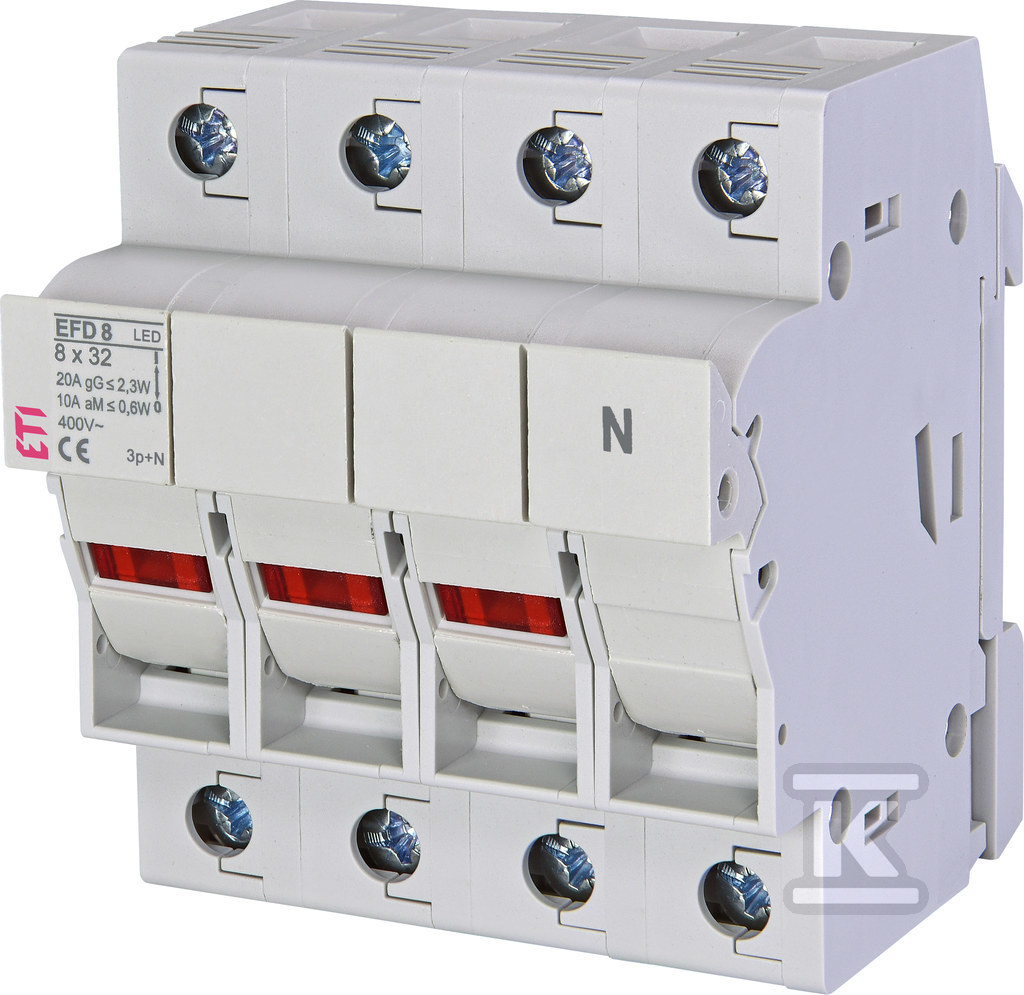 Rozłącznik bezpiecznikowy z adapterem EFD 8 3p+N LED AD 002520315 - obrazek 1