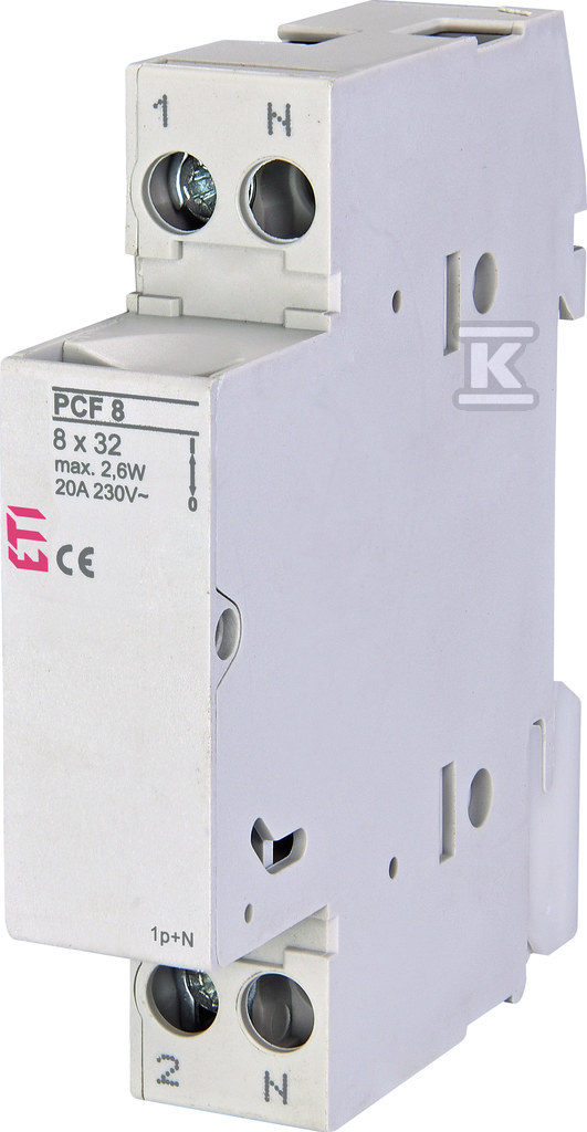 Rozłącznik bezpiecznikowy PCF 8 1P+N 002530002 - obrazek 1
