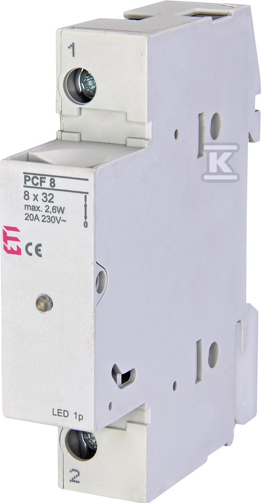 Rozłącznik bezpiecznikowy PCF 8 1P LED 002530011 - obrazek 1