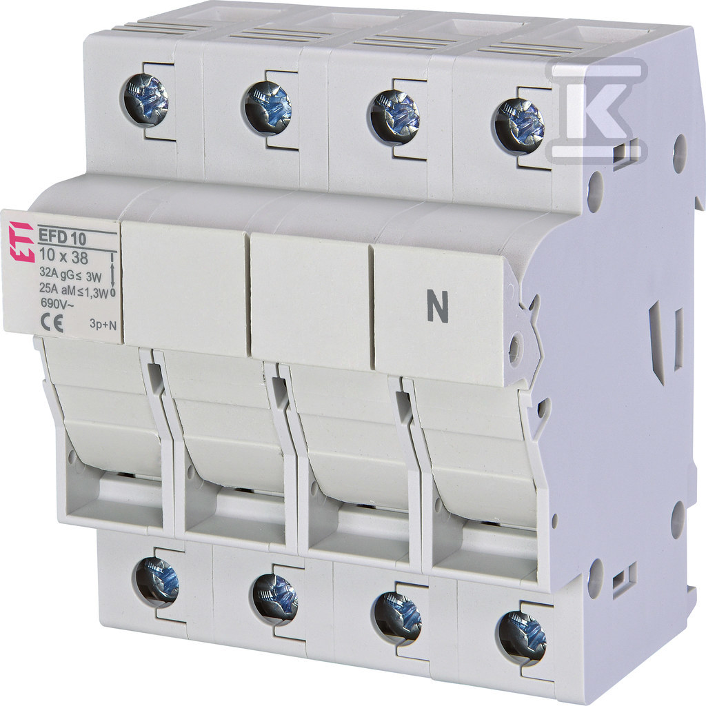 Rozłącznik bezpiecznikowy EFD 10 3p+N 002540005 - obrazek 1