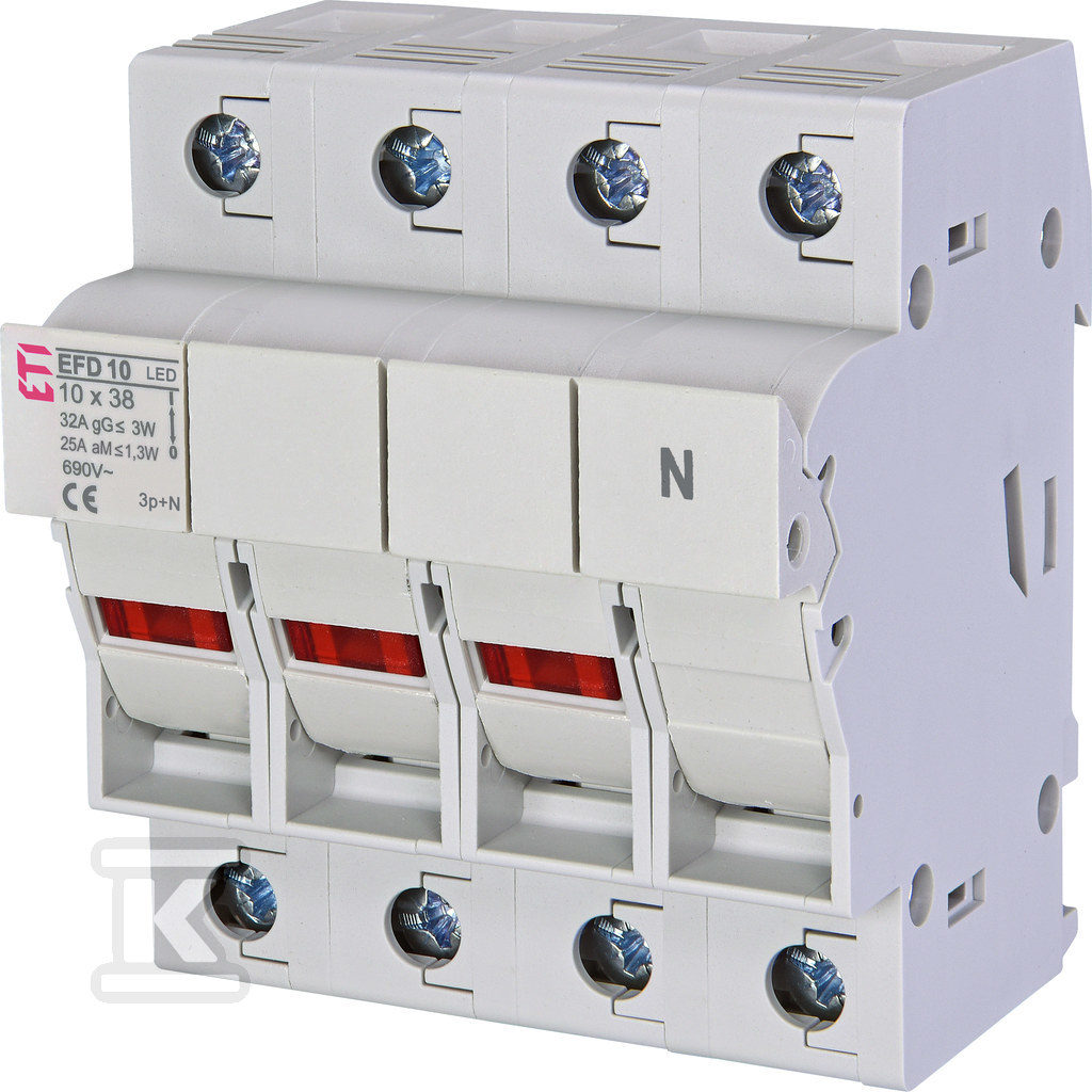 Rozłącznik bezpiecznikowy EFD 10 3p+N LED 002540015 - obrazek 1