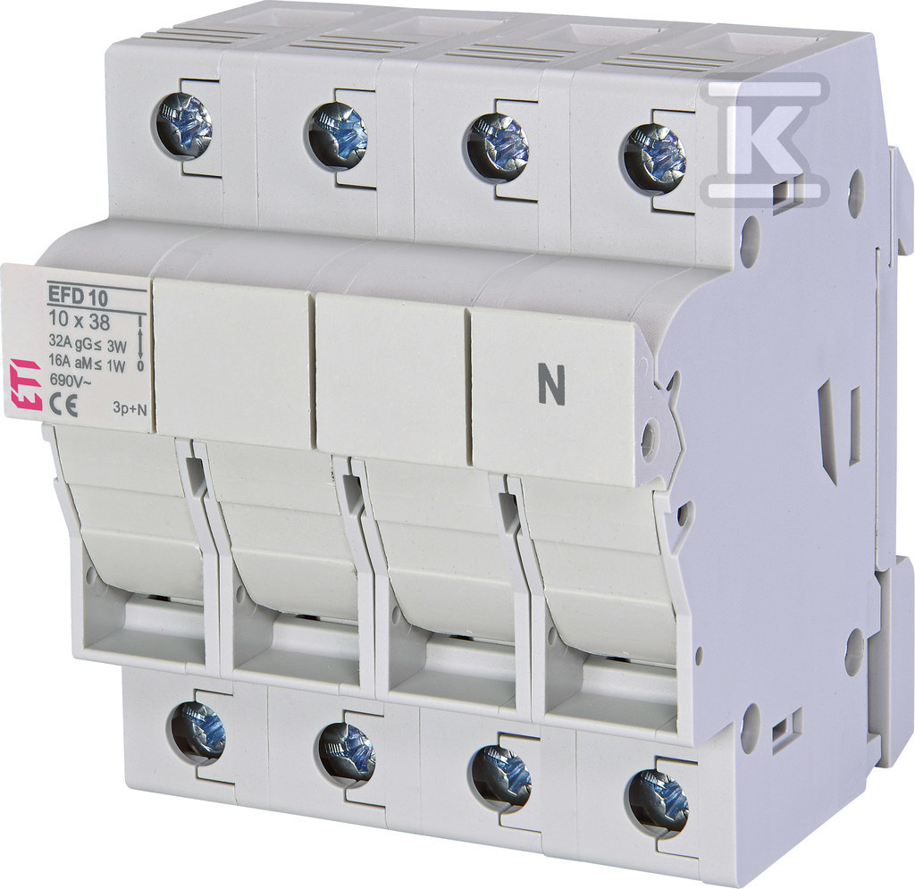 Rozłącznik bezpiecznikowy z adapterem EFD 10 3p+N AD 002540305 - obrazek 1