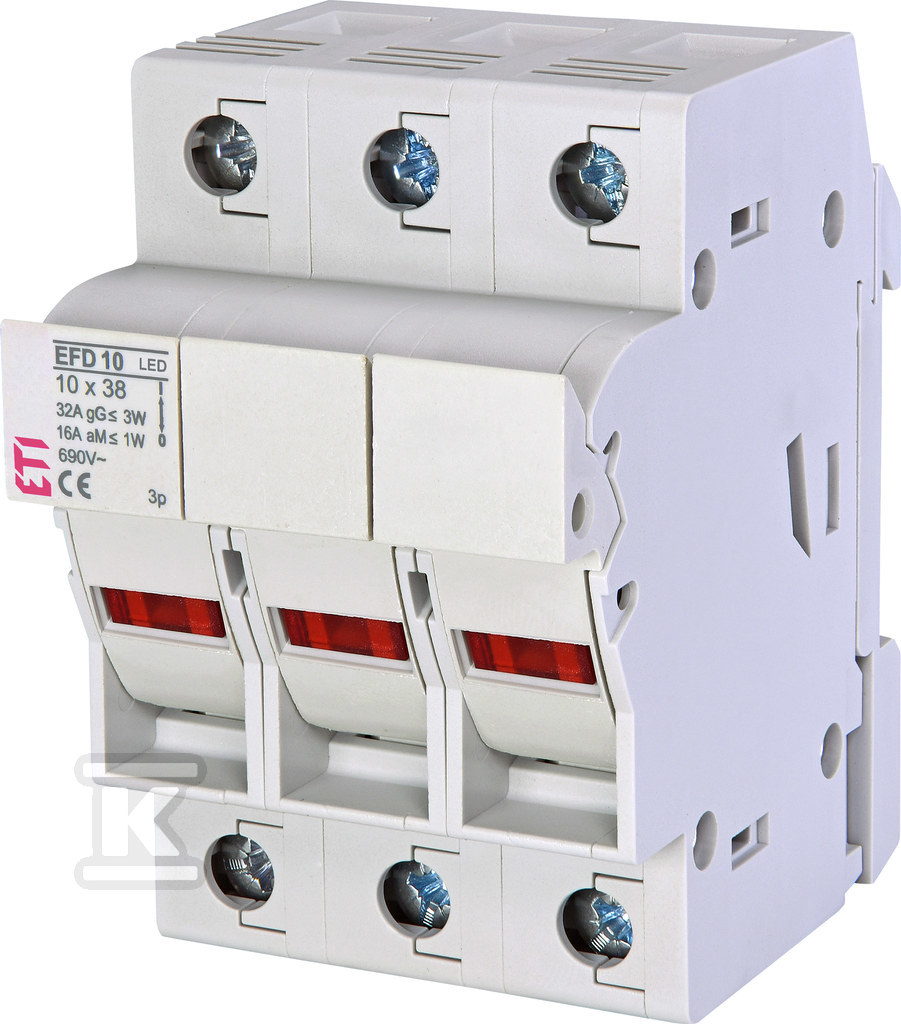 Rozłącznik bezpiecznikowy z adapterem EFD 10 3p LED AD 002540314 - obrazek 1