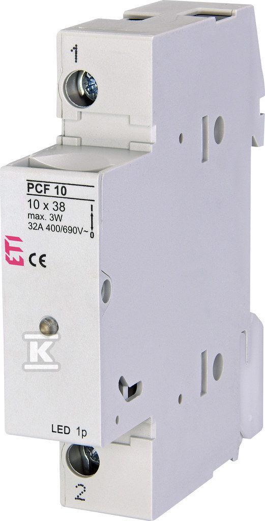 Rozłącznik bezpiecznikowy PCF 10 1P LED 002550011 - obrazek 1