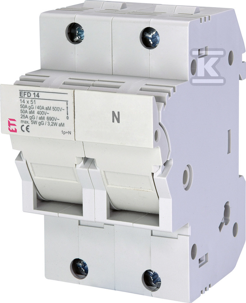 Rozłącznik bezpiecznikowy EFD 14 1p+N 002560002 - obrazek 1