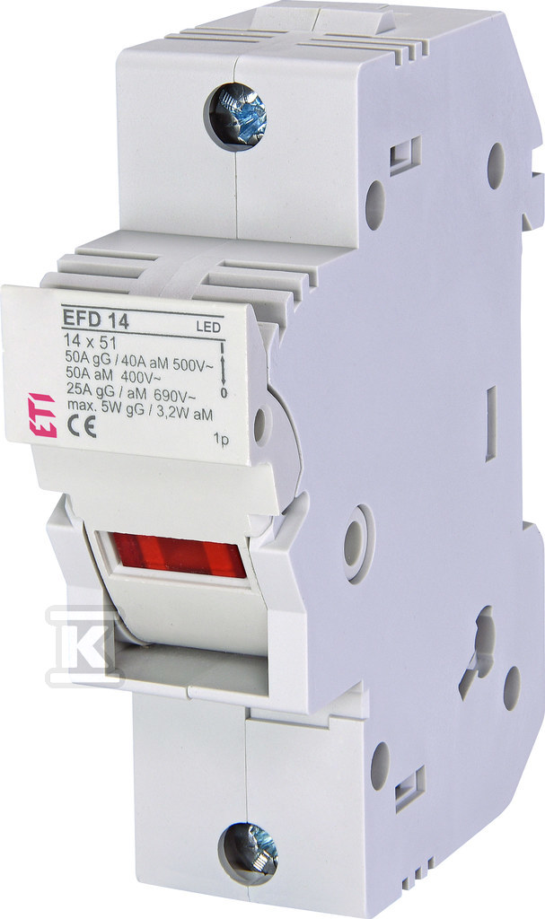 Rozłącznik bezpiecznikowy EFD 14 1p LED 002560011 - obrazek 1