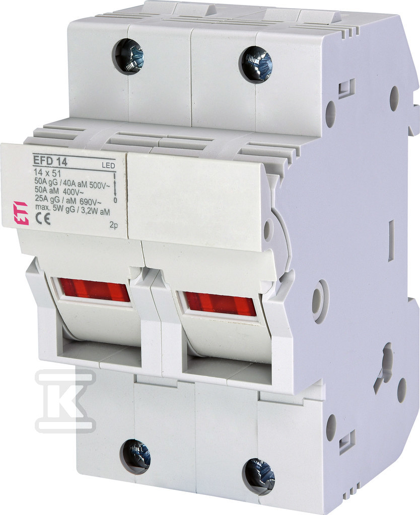 Rozłącznik bezpiecznikowy EFD 14 2p LED 002560013 - obrazek 1