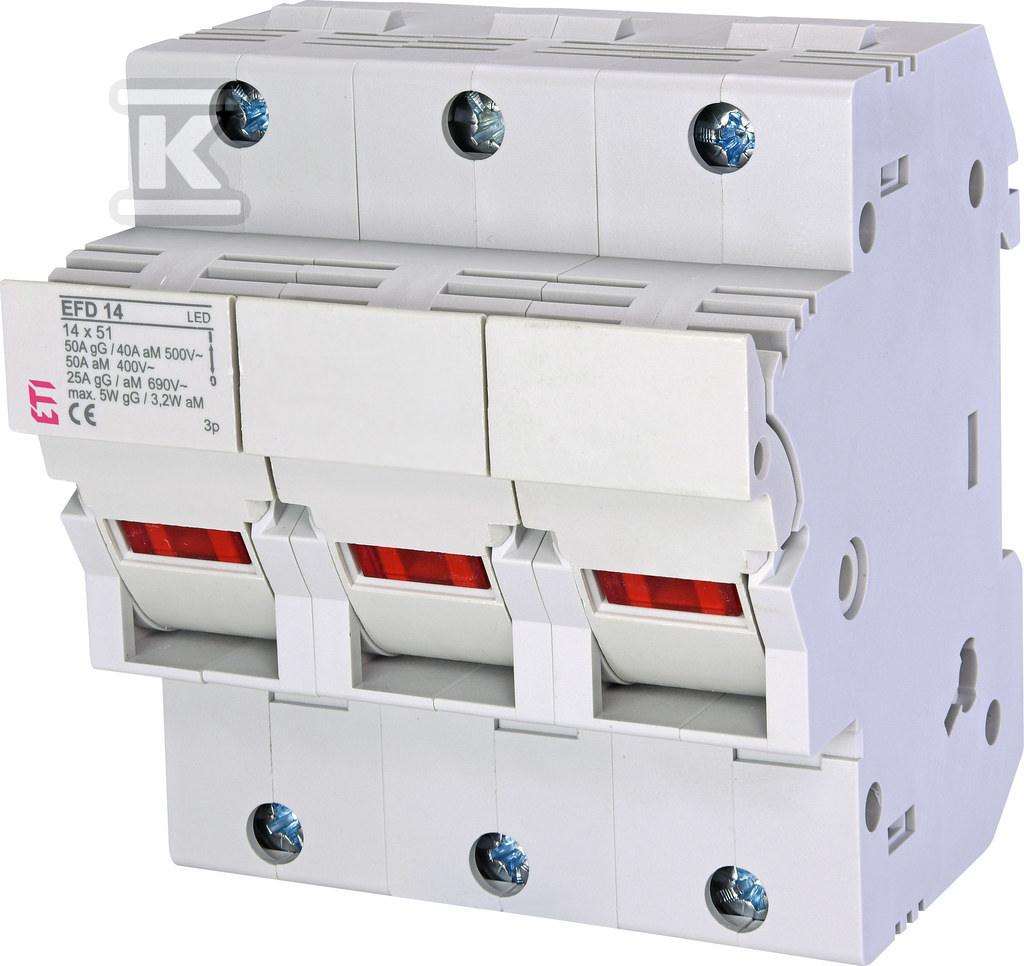 Rozłącznik bezpiecznikowy EFD 14 3p LED 002560014 - obrazek 1