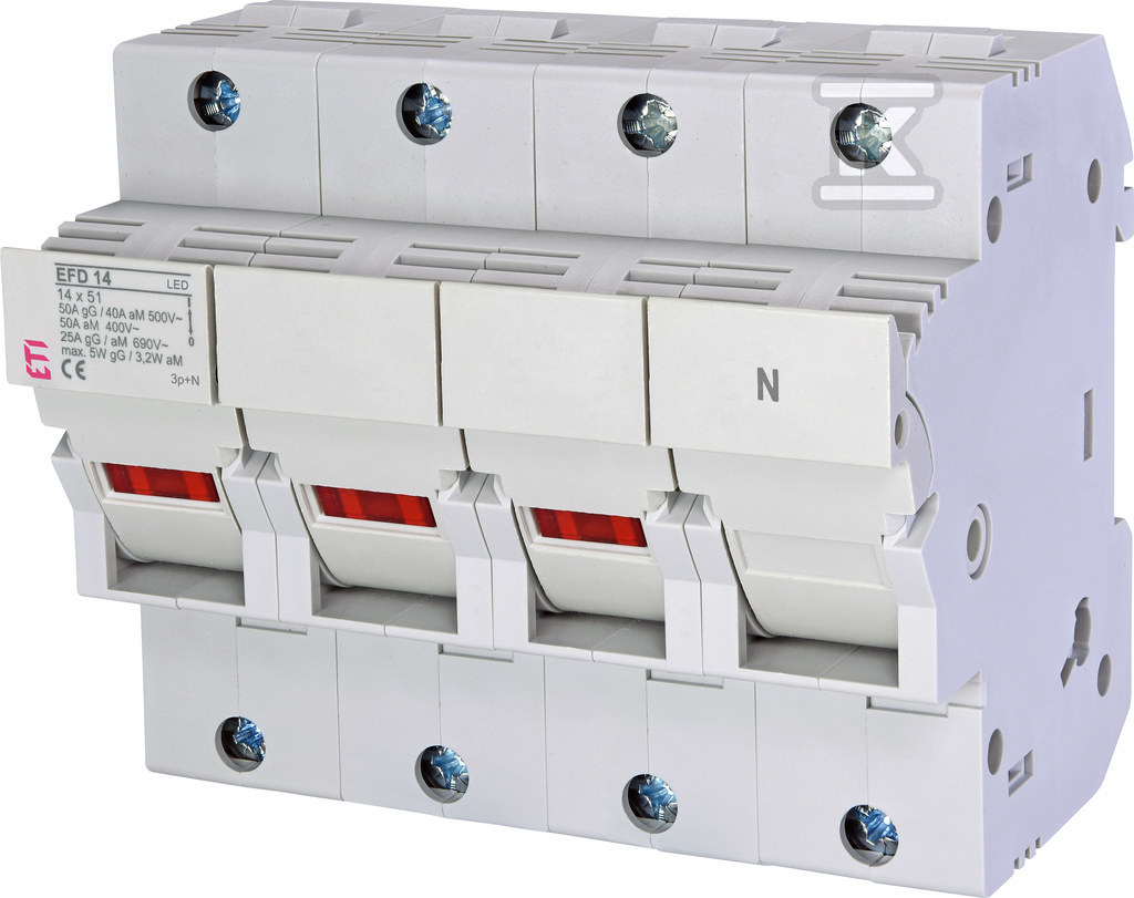 Rozłącznik bezpiecznikowy EFD 14 3p+N LED 002560015 - obrazek 1