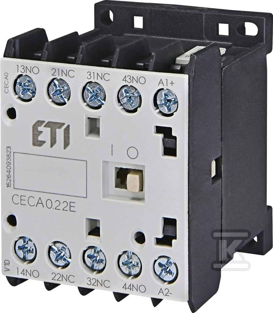 Stycznik pomocniczy miniaturowy CECA0.22 230V-50/60HZ 004642390 - obrazek 1
