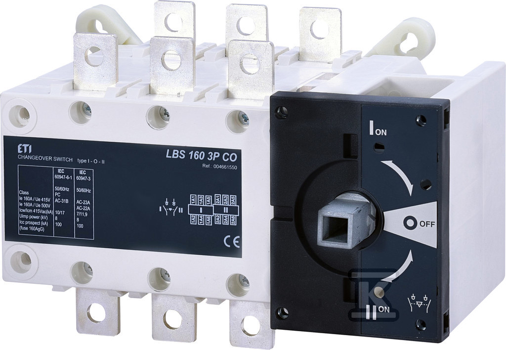 Przełącznik 1-0-2 LBS 160 3P CO 004661550 - obrazek 1