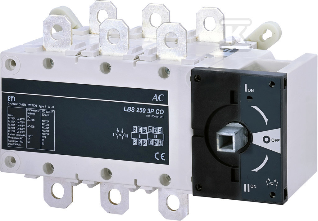 Przełącznik 1-0-2 LBS 250 3P CO 004661551 - obrazek 1