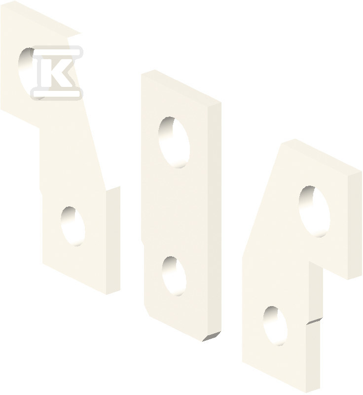 Przyłącza szynowe rozszerzone (1kpl=3szt.) ZB2 250/3 Offset 004671191